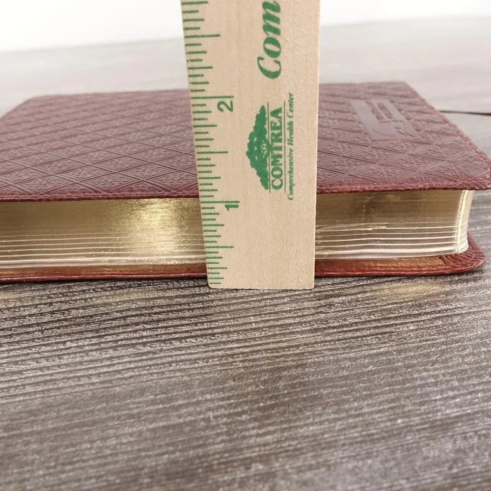 Holy Bible King James Version Pocket Brown Faux Leather Christian Art Publishers